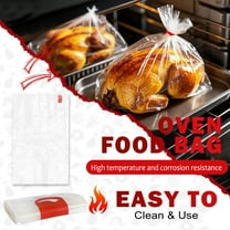 Kitchen Essentials 30 High-temperature Oven Bags, 30 Oven Bags, Turkey Oven Bags, Cooking Chicken, Ham, Seafood, Vegetable Oven Bags White