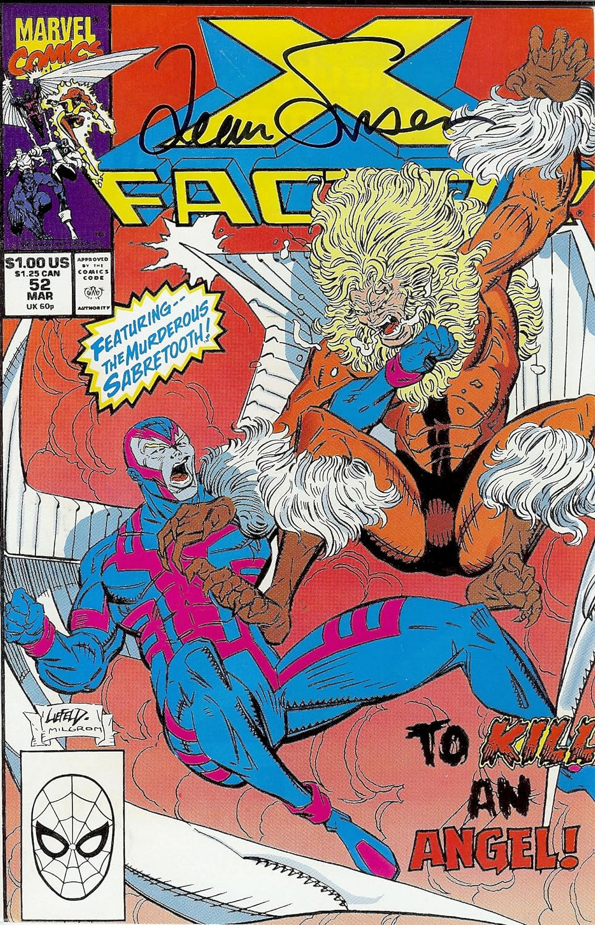 X-Factor #52 VF Signed by Louise Simonson