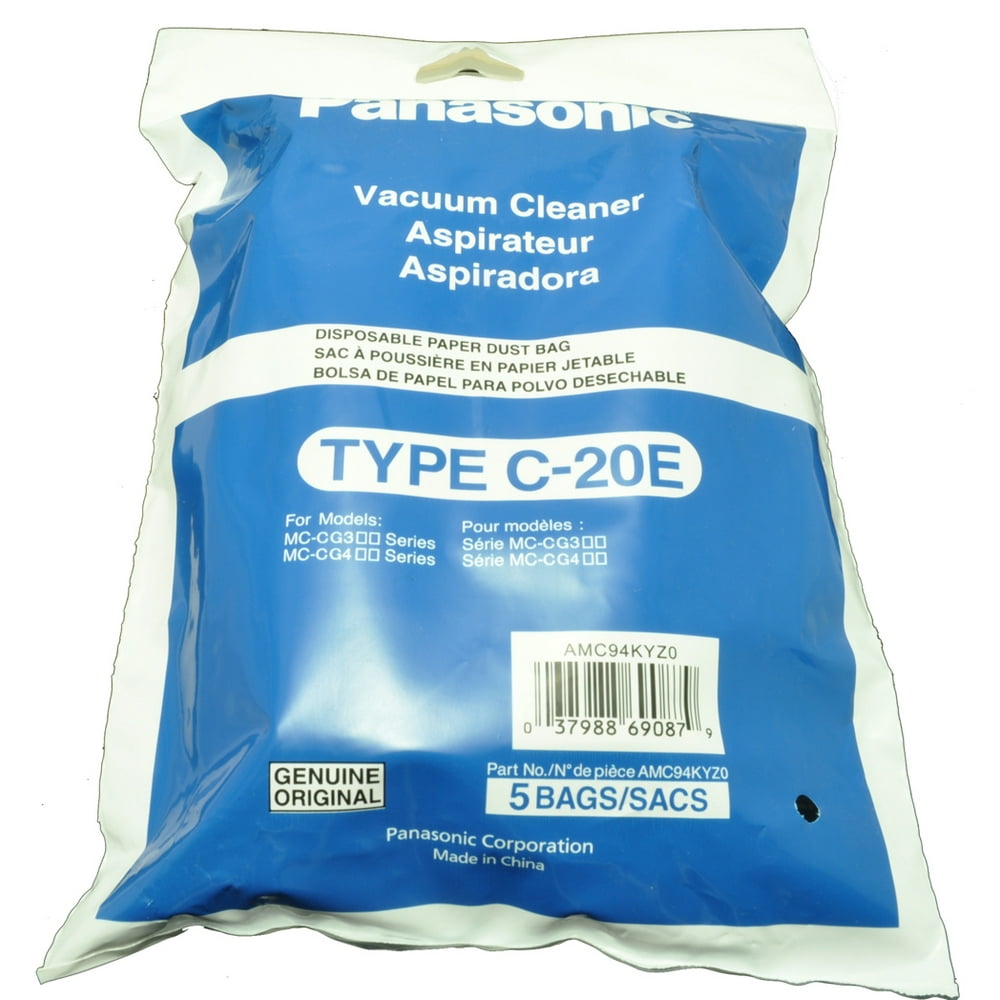 Panasonic MCCG467 Type C20E Vacuum Bags P14015