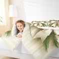 thumbnail image 4 of jejeloiu Chic Bowtie Bow Full Size Comforter Sets,Country Pine Cone Bedding Comforter Set,Happy Christmas Bedding Sets For Girls,Microfiber Bedroom Decor Reversible,3pcs, 4 of 8
