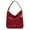 Red, variant on MKF Collection Elise Vegan Leather Women's Hobo Bag, Classy Shoulder Purse Handbag by Mia K - Seafoam