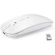 thumbnail image 1 of Ratón inalámbrico de oficina ultrafino de 2,4 G, ratón de carga silencioso, ratón doméstico con receptor USB, compatible con portátil, PC, ordenador portátil, ordenador, MacBook (plateado) Zhivalor  Popotes, Manteles y Palillos, 1 of 5