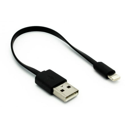 Short Cell - Black Short USB Cable Compatible With iPhone XS Max XR X SE 8 PLUS 7 Plus 6S Plus 6 Plus 5S 5C 5