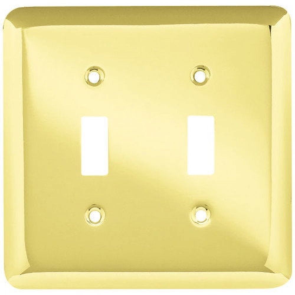Brainerd Rounded Corner Double Switch Wall Plate, Available in Multiple Colors - image 4 of 5