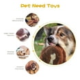 thumbnail image 7 of TETOU 2Pcs Squeaky Dog Toys, No Stuffing Crinkle Dog Toys, Interactive Dog Toy for Aggressive Chewers Large Medium Small Dogs (Fox & Lion), 7 of 7