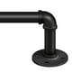 thumbnail image 1 of Barra de cortina Zeerobee industrial envolvente negra de 80 a 120 cm, 1 of 9