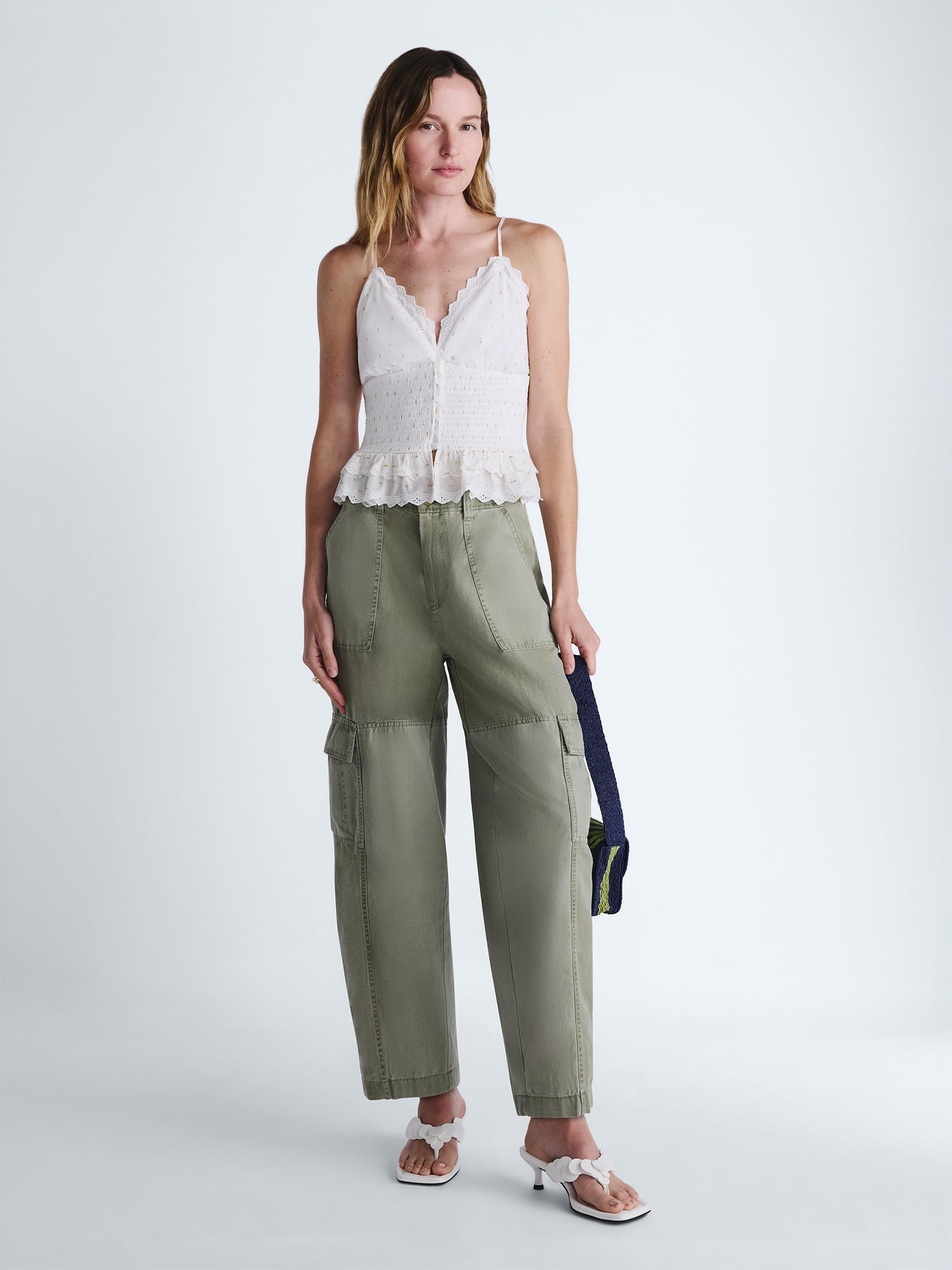 Scoop Women's and Women's Plus Cargo Barrel Pant, Sizes 0-26W
