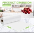 thumbnail image 3 of Food Storage Bags, 12" X 16" Plastic Produce Bag, Clear Plastic Bag for Food, Fruit, Vegetable, Refrigerator Storage, Kitchen, 350 Bags/Roll (1 Rolls), 3 of 7