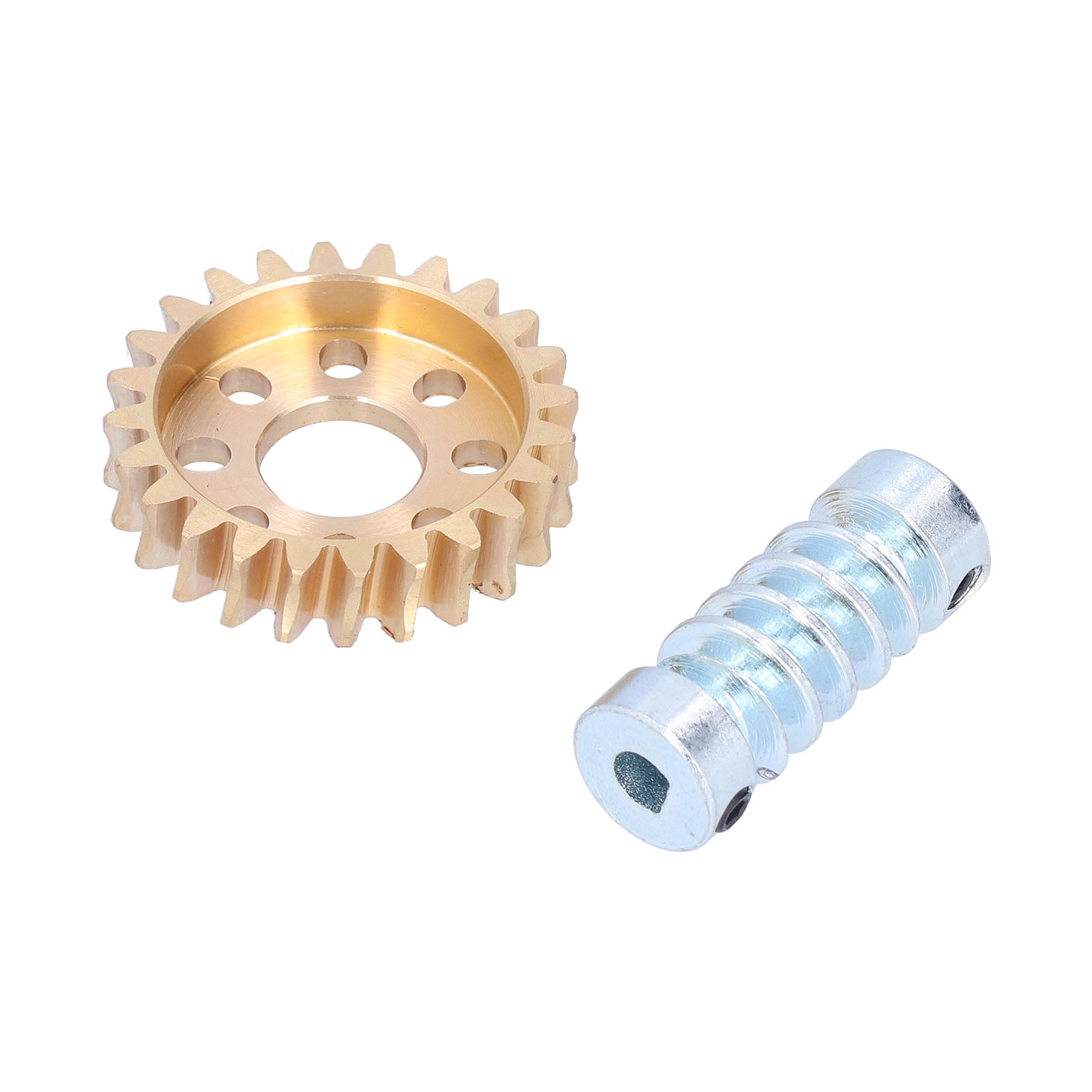 Metal Worm Wheel  Plastic Gear Reducer Reduction Gearset for DIY Accessories NMC 