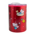 thumbnail image 4 of Termo Doble Pared Acabado Metálico, Diseño Hello Kitty con Tapa Transparente, Regalo Kawaii, Ideal para Bebidas Frías/Calientes, Capacidad 350 ml, Rojo, 4 of 4