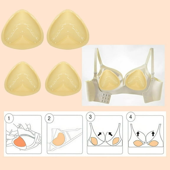 Gather Triangle Double Full Coverage Reusable Chest Pads for Women Lift Support Silicone Nipple Covers Discreet Wear