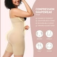 thumbnail image 6 of MISS MOLY Shapewear for Women Butt Lifter Underbust Bodysuit Tummy Control Full Body Shaper Thigh Slimmer, 6 of 7