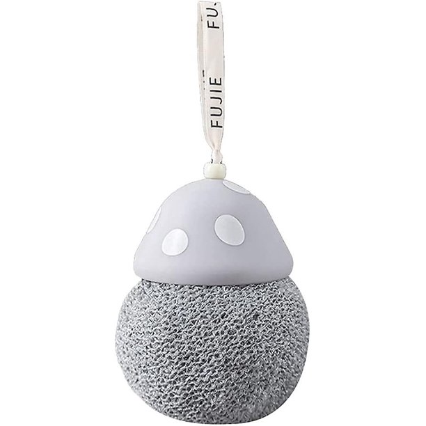Esponja de lufa para ducha de baño - Bola de baño de setas de dibujos animados Cepillo de masaje de ducha Bola de frotamiento de baño 03 -