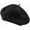 Black, variant on Sequin Beret Hats for Women Classic Knitted Lady Stylish Beret for Girls Solid Color Beanie