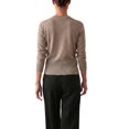 thumbnail image 3 of INSPIRE CHIC Womens Knit Cardigan Sweaters Long Sleeve V Neck Dressy Casual Office Tops Large Camel, 3 of 6