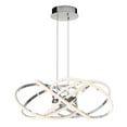 thumbnail image 1 of Artika Maelstrom Modern Pendant Light Fixture, Chrome, 1 of 7