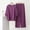 Purple, variant on Sakmal Soft Women Pajama Sets 2pc Black Lounge Long Sleeve Top and Pants Round Neck Loose Fit with Pockets Comfy Sleepwear for Women 3XL-5XL