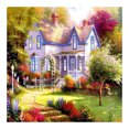 thumbnail image 2 of Cuadros Decorativos 5D DIY Diamond Painting Kits Full Square Drill Forest Villa Mosaic Picture Decor Tmvgtek embutido en tela, 2 of 9