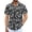 BlackFlower, variant on GENTS BLISS Short Sleeve Men Hawaiian Shirts Floral Print Button Down Shirts for Men Casual Beach Shirts