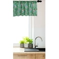 thumbnail image 3 of Ambesonne Feather Window Valance, Abstract Bird Feather Art, 42" x 18", Laurel Green Multicolor, 3 of 3