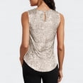 thumbnail image 3 of Juslio Womens Tank Sequin Solid Color Crew Neck Tank Top,Casual Breathable Summer Tank Tops, 3 of 9