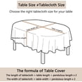thumbnail image 3 of Modern Oval Tablecloth for Oval Table Waterproof Table Cloths for Dining Room Indoor Outdoor Home Decorative Table Cloth-54x72in, 3 of 6