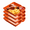 Orange, variant on Lethargic 4 Pack Sauce Separated Plate, 7.3 x 6.6 x 1.4 in PP Plastic Divided Serving Tray with Separate Sauce Compartments for Snacks, Fruits and Appetizers