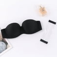thumbnail image 1 of Sujetador invisible sin tirantes antideslizante de verano para vestido de novia, ropa interior cómoda y sexy con fruncido en la espalda y el pecho, 1 of 6