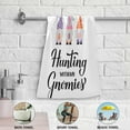 thumbnail image 5 of Hunting Gnomes Easter Hand Towels 2 PCS, Cute Dwarf Kitchen Towel Ultra Soft and Highly Absorbent,Decorative Fingertip Face Towel for Bathroom Hotel, 28.3"x14.4", 5 of 5