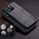 thumbnail image 2 of Funda para iPhone 14, 13, 12, 11 Pro Max Plus, Protector de lente de cámara, película de vidrio, patrón de madera de bambú, funda de cuero, coque Fivean unisex, 2 of 2