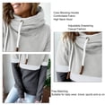 thumbnail image 2 of Sudadera con capucha informal para mujer sudadera con capucha informal de moda para mujer capucha de cuello alto para oficina ANGGREK Otros, 2 of 6