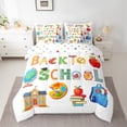 thumbnail image 2 of Homewish Colorful 26 Alphabet 7-Piece Bedding Comforter Set,Back To School King Bedding Sets,Teens Edoicational Bed Sheets For Girls Boys,Super Cozy Room Decor Reversible, 2 of 8