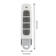 thumbnail image 4 of Control remoto de 4 teclas de plástico con código de clonación de 433 MHz para puerta de garaje (blanco + gris), 4 of 4