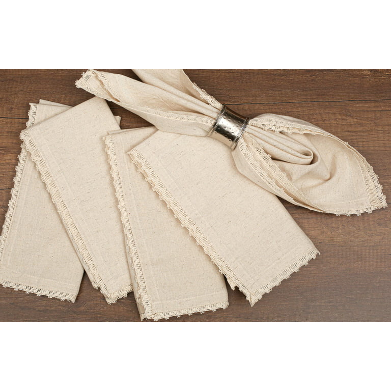 Thanksgiving Napkins -100% Cotton Cloth Napkins, Mustard Yellow Napkin  (Pack of 6,18x18) Dinner Table Napkins, Soft & Comfortable, Reusable  Napkins
