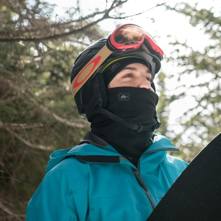 Turtle Fur Chelonia 150 Classic Fleece Double-Layer Neck Warmer, Black