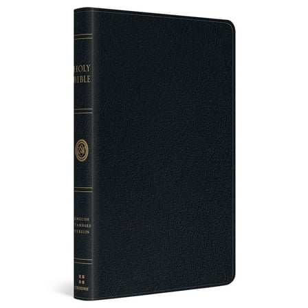 ESV Large Print Thinline Bible (Genuine Leather, Black), (Hardcover)