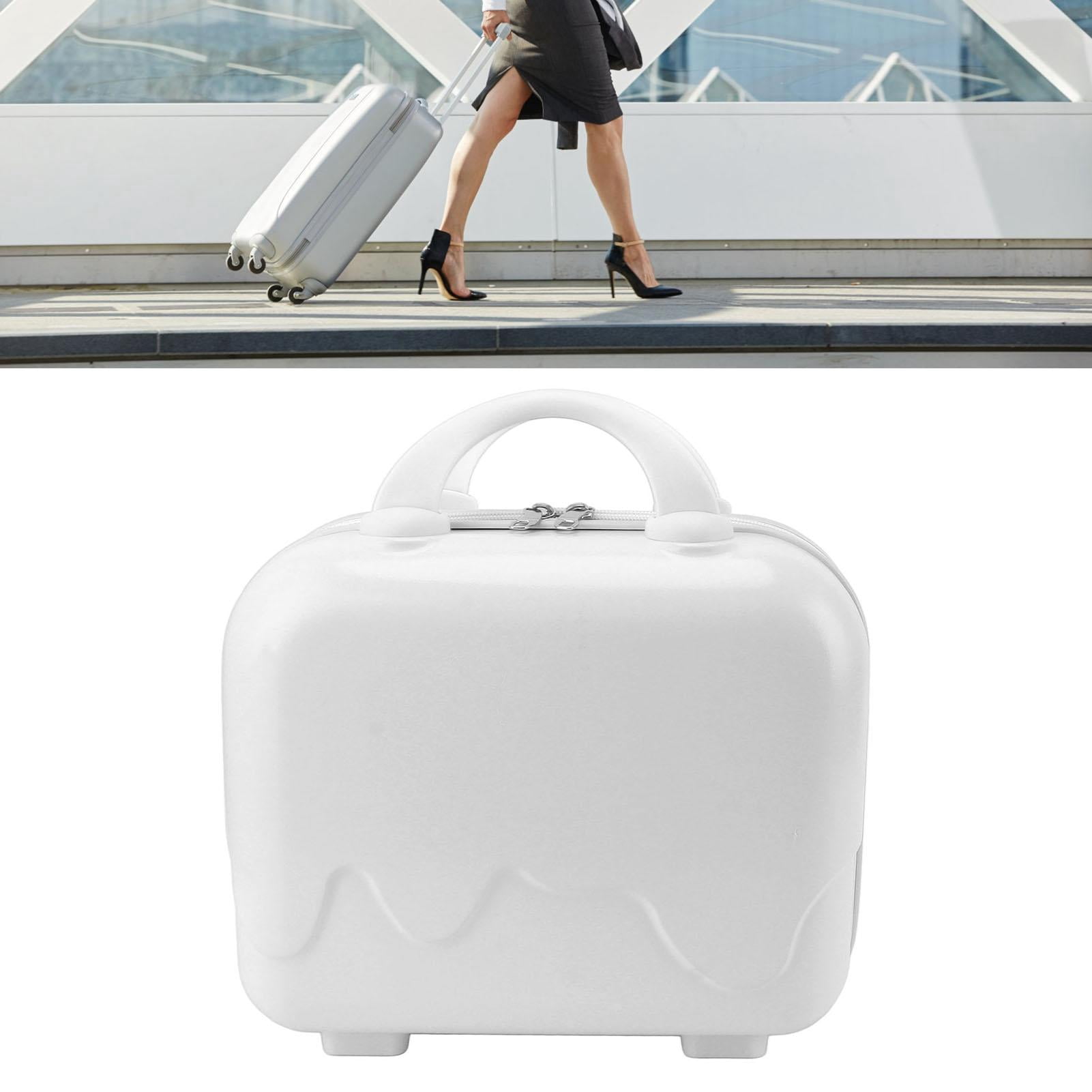 Yajisi 14" Cream Hard Shell Mini Carry‑On Luggage – Lightweight, Large Capacity, Anti‑Slip Feet, Durable ABS, Ideal for Flights