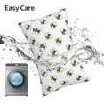 thumbnail image 6 of Yiaed Bee Print Brushed Microfiber Envelope Pillowcases, Standard,Envelope Closure Pillow Cases(No pillow core)-20"x30", 6 of 6