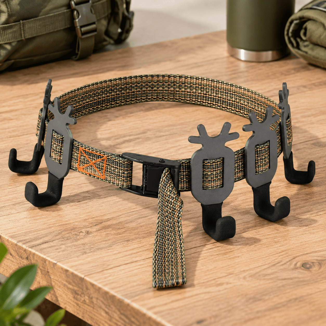 Treestand Sgear Hangers For Gears Bow – Multi-hook Accessory Holder No Plastic Parts On Your Tree In Seconds 5 Hooks Set