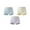 #005-Blue, variant on hengsof Solid Color Cotton Boxer Briefs for Boys and Girls Comfortable and Breathable Children's Shorts