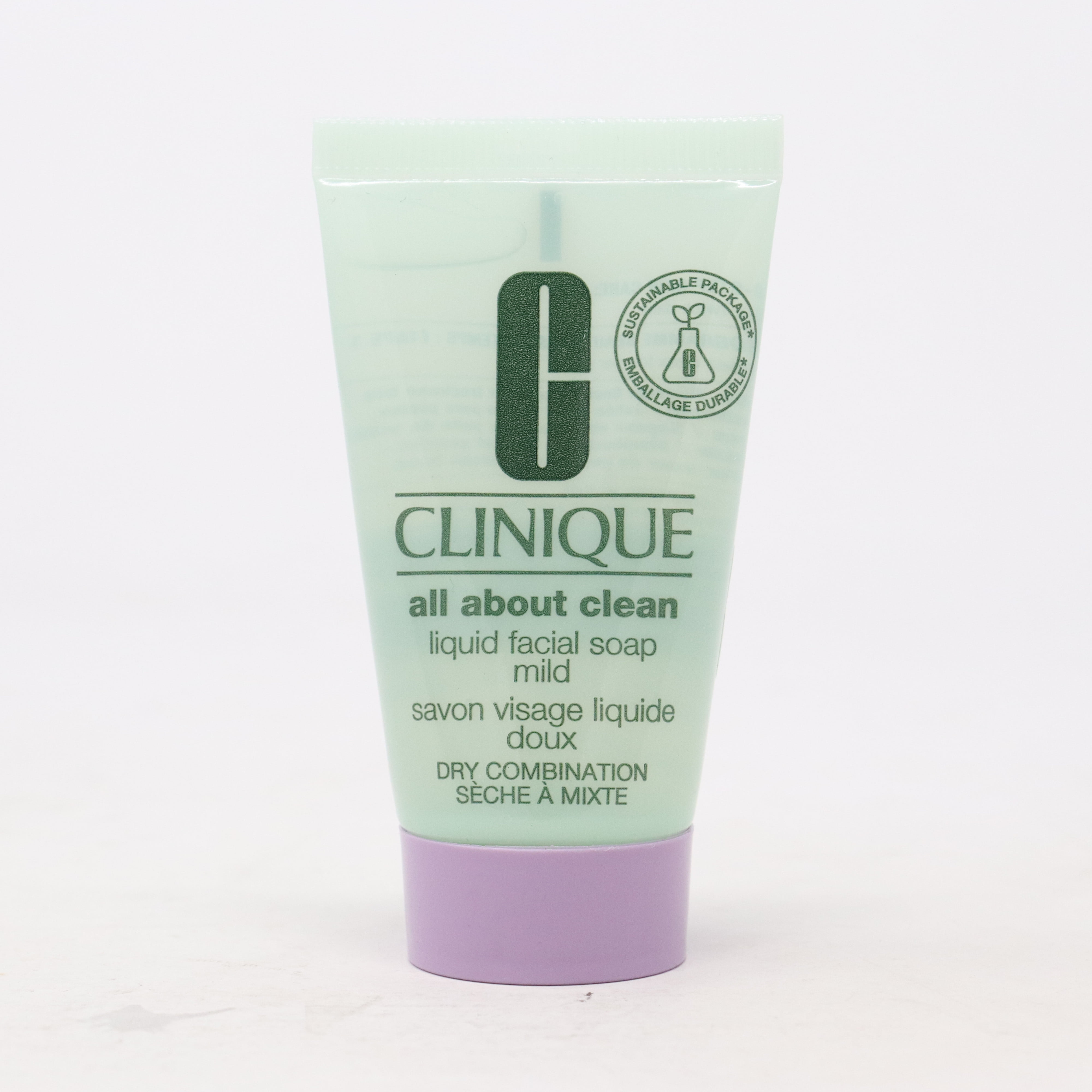 Clinique All About Clean Liquid Facial Soap Mild 1.0oz/30ml New
