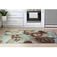 thumbnail image 3 of Office Rug, Brass Pocket Compass Rug, Brass Pocket Compass Rug Kitchen Rug, Map Rugs, Colorful Rug, Outdoor Rug, Runner Rug, Large Rug, 3.3'x9.2' - 100x280 cm, 3 of 8