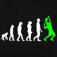 thumbnail image 3 of CafePress - Tennis Evolution (Green) T Shirt - Women's Traditional Fit Dark T-Shirt, 3 of 4
