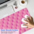 thumbnail image 4 of Long Mouse Pads for Desk,Pink Breast Cancer Desk Mats on Top Of Desks, Desk Mouse Pad Extra Large with 3mm Non-Slip Base and Stitched Edge for Gaming,Office,Work,Home 35.4x15.7in, 4 of 5