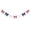 02# (6.23 Ft Patriotic Bow Garland), variant on 4th of July Bow Garland Independence Day Decorations Patriotic Red White Blue Bows Banner for Home Mantle Porch Party Office Window Wall Decor Memorial Day