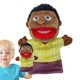 thumbnail image 3 of Títeres de mano para la familia, títeres interactivos para la escuela, títeres para juegos de rol con boca extraíble, adecuados para niños y adolescentes, 3 of 7