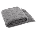 thumbnail image 5 of sunsanly Knitted Blanket with Tassels Lightweight Stretchy Woven Blanket for All Season Machine Washable Throw Blanket for Couch Bed Sofa, 5 of 8