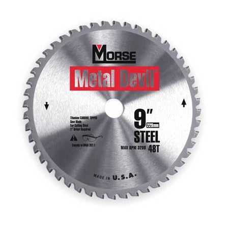 Mk Morse Morse Metal Devil Nxt Circular Saw Blade 9" Steel
