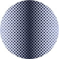 thumbnail image 1 of Ahgly Company Indoor Round Patterned Heavenly Blue Area Rugs, 4' Round, 1 of 6