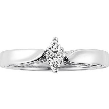 Forever Bride Forever Bride Womens 1 8 Carat T W Diamond Sterling Silver En Ement Ring Walmart Com Forever Bride Forever Bride Womens 1 8 Carat T W Diamond Sterling Silver En Ement Ring Walmart Com